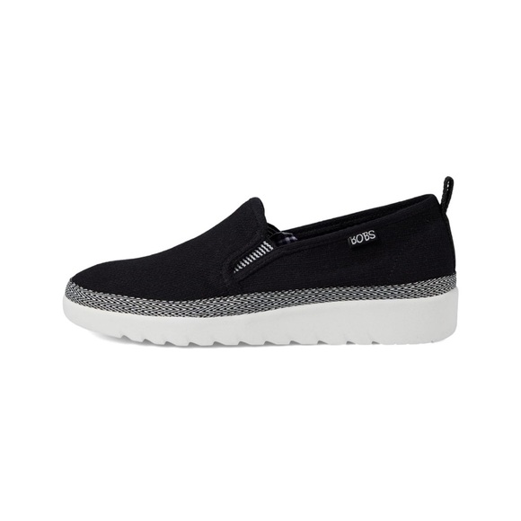 Skechers Women's Bobs-Flexpadrille Hi-Pleasant Harmony Espadrille Size 8.5 Black - Picture 4 of 9